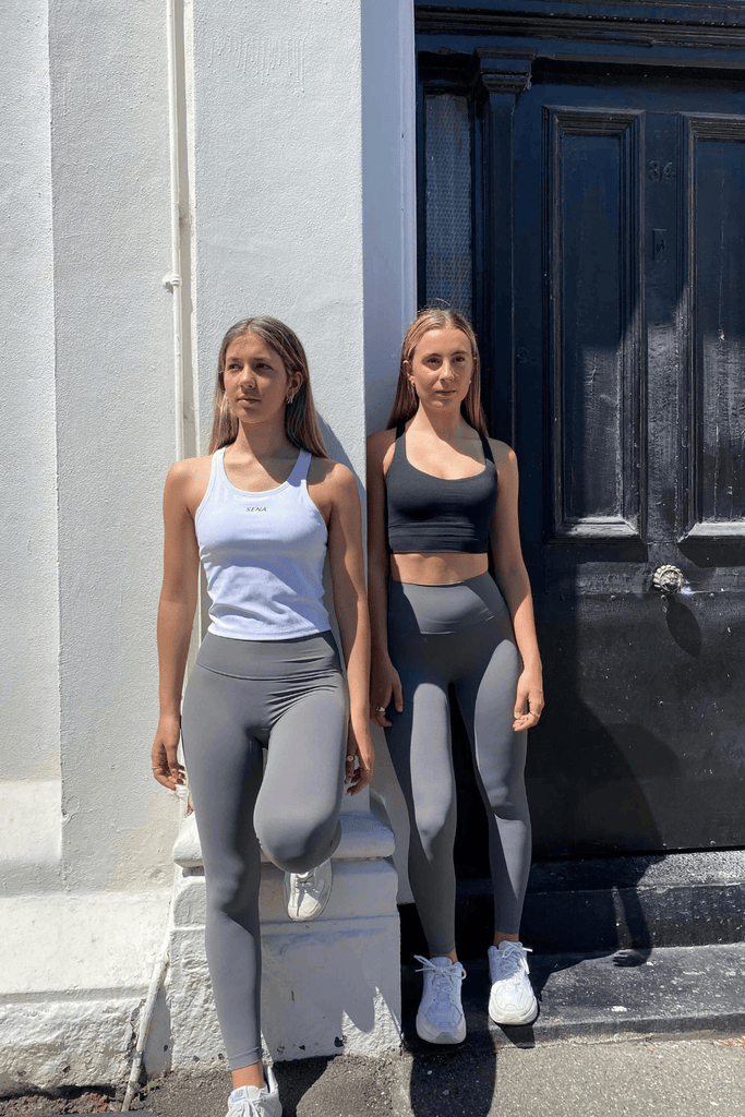 grey classic leggings