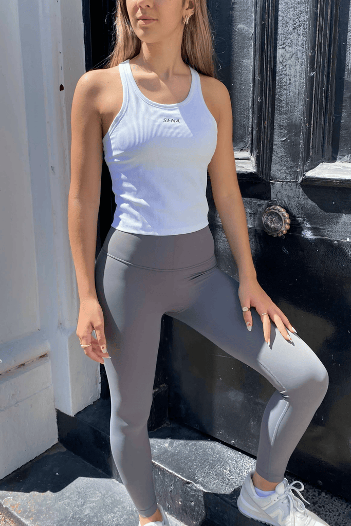 grey classic leggings