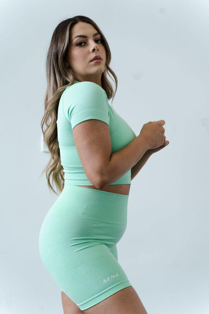 Lime Crop Top - Sena Active