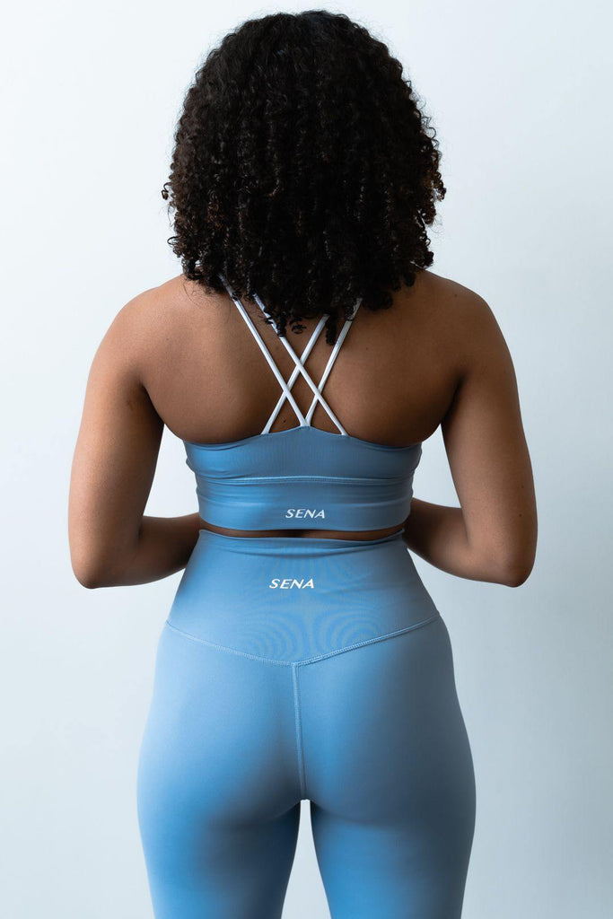 Sky Blue Sports Bra - Sena Active